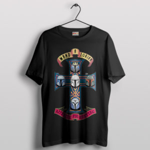 Galactic Appetite for Bounty Guns N' Roses' Black T-Shirt