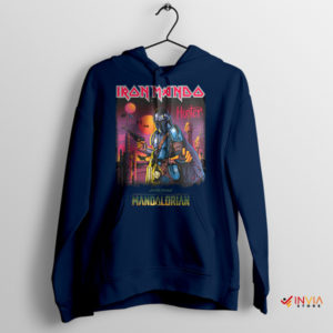 Galactic Guardian Iron Mando Maiden Navy Hoodie