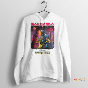 Galactic Guardian Iron Mando Maiden White Hoodie