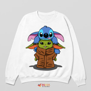 Galactic Guardians Stitch And Grogu Sweatshirt