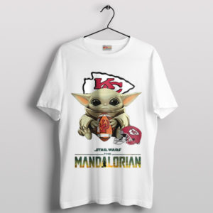 Galactic KC Chiefs Baby Yoda Star Wars T-Shirt