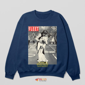 Galactic Love Affair Han and Leia Navy Sweatshirt