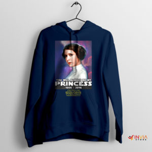 Galactic Love Saga Princess Leia Navy Hoodie