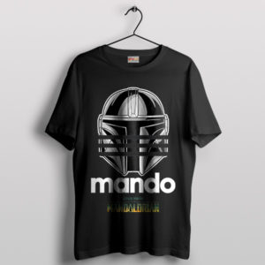 Galactic Stripes Adidas Mando Helmet T-Shirt