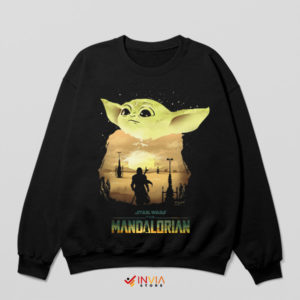 Galactic Twilight Mandalorian Sunset Sweatshirt