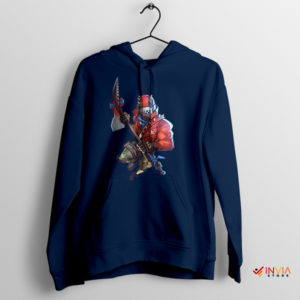 Gaming Glory Fortnite's Rust Lord Navy Hoodie