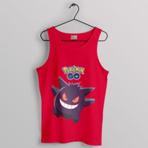 Gengar's Haunt Pokemon Ghost Red Tank Top