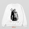 Geralt's Intensity Cavill Poster Art Sweatshirt