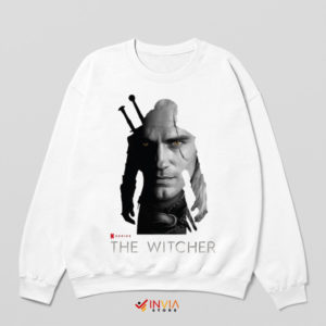 Geralt's Intensity Cavill Poster Art Sweatshirt
