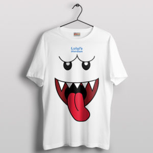 Ghostly Luigi's Mansion King Boo Face T-Shirt