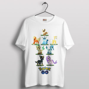 Go Pokémon Eeveelutions Galore White T-Shirt