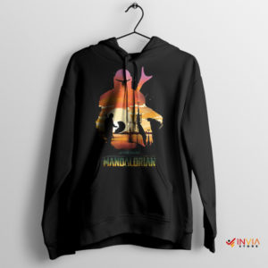 Golden Galaxy Guardians Mando and Child Hoodie