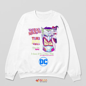 Gotham Tiki Time Harley's Hideaway White Sweatshirt
