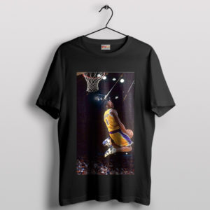 Greatness Kobe Bryant Legend Jump Black T-Shirt