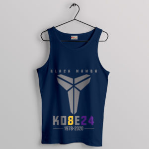Greatness Kobe's 8 and 24 Mamba Navy Tank Top