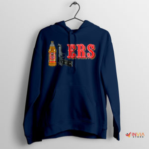Grit and Glam San Francisco 49ers Navy Hoodie