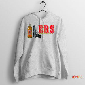 Grit and Glam San Francisco 49ers Sport Grey Hoodie