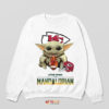 Grogu Touchdown Kansas City Chiefs Sweatshirt