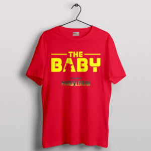 Grogu's Jedi Journey Baby Yoda Red T-Shirt