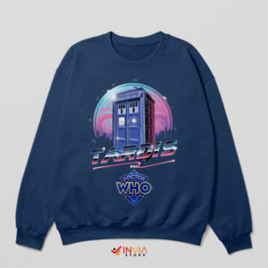 Groove Rad-TARDIS Time-Traveler Navy Sweatshirt