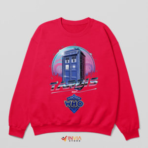 Groove Rad-TARDIS Time-Traveler Red Sweatshirt