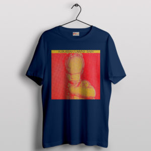 Groovy Suburban Style Lawns Baby Navy T-Shirt