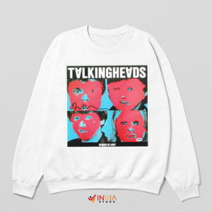 Groovy Talking Heads Remain in Light white Sweatshirt