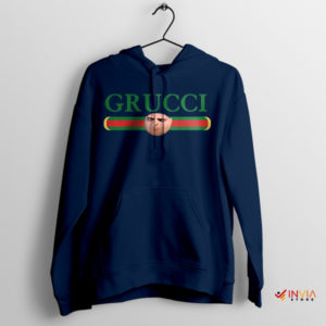 Grucci Fashion Despicable Me Gru Navy Hoodie