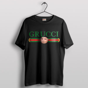 Grucci Glamour Despicable Me Gru Black T-Shirt