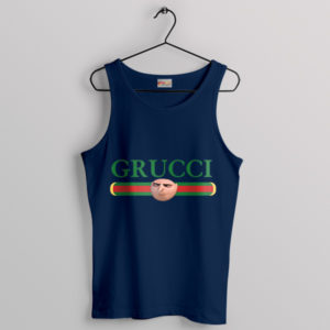 Grucci Swagger Despicable Me Gru Navy Tank Top