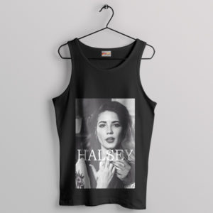 Halsey's Without Me Tour Nostalgia Black Tank Top