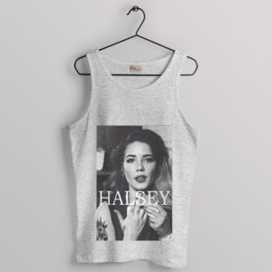 Halsey's Without Me Tour Nostalgia Sport Grey Tank Top