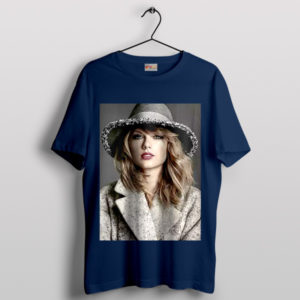 Hat-tastic Swift Magazine Cover Inspired Navy T-Shirt