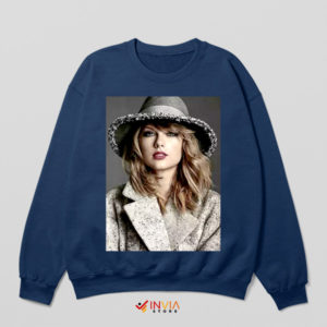 Hat-titude Swift Magazine Cover Navy Sweatshirt