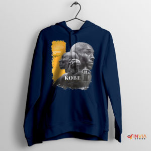 Heartfelt Tribute Kobe Mamba Love Navy Hoodie