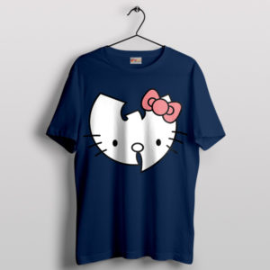 Hello Wu-Tang Kitty Iconic Clan Navy T-Shirt