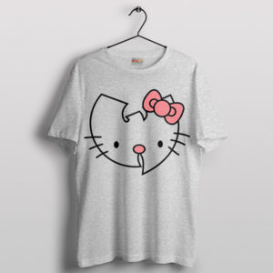 Hello Wu-Tang Kitty Iconic Clan Sport Grey T-Shirt