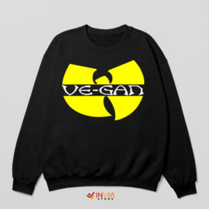 Hip-Hop Wu-Tang Vegan Clan Black Sweatshirt