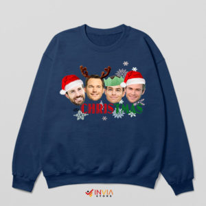 Holiday Heroes Chris-mas Squad Navy Sweatshirt