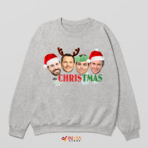 Holiday Heroes Chris-mas Squad Sport Grey Sweatshirt