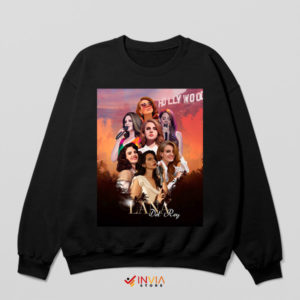 Hollywood Nights Lana Del Rey Black Sweatshirt