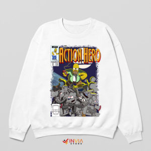 Homer's Comic Heroic Journey White Sweatshirt