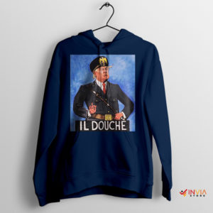 IL Douche Trump Benito Mussolini Navy Hoodie