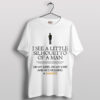 Iconic Lyrics Silhouetto of a Man T-Shirt
