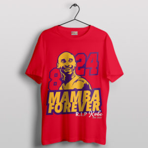 Iconic Numbers Mamba Forever Kobe Red T-Shirt