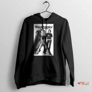Iggy Pop and the Stooges Poster Art Black Hoodie