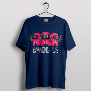 Imposter Among Us x Squid Game Navy T-Shirt