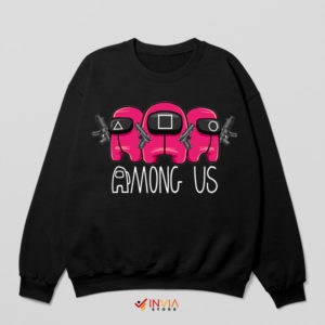 Imposter Showdown Squid Game Black Sweatshirt