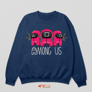 Imposter Showdown Squid Game Navy Sweatshirt
