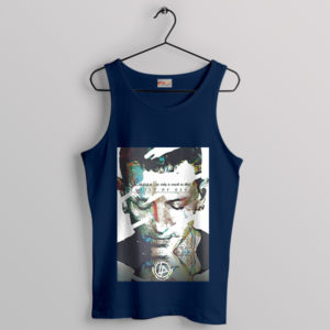 In Honor of Chester Castle of Glass Navy Tank Top